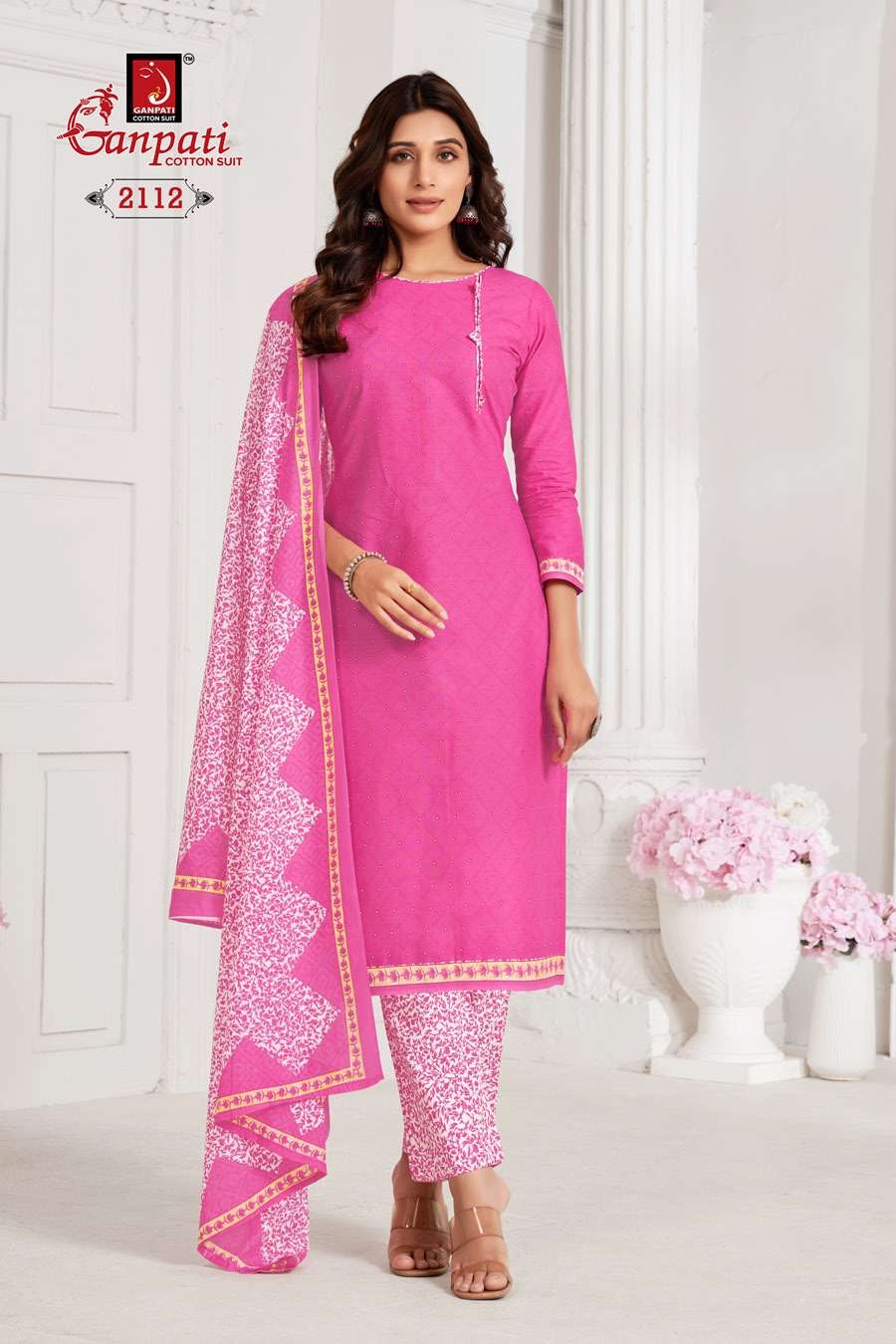 GANPATI JIGHYASHA VOL 21PANT STYLE DRES