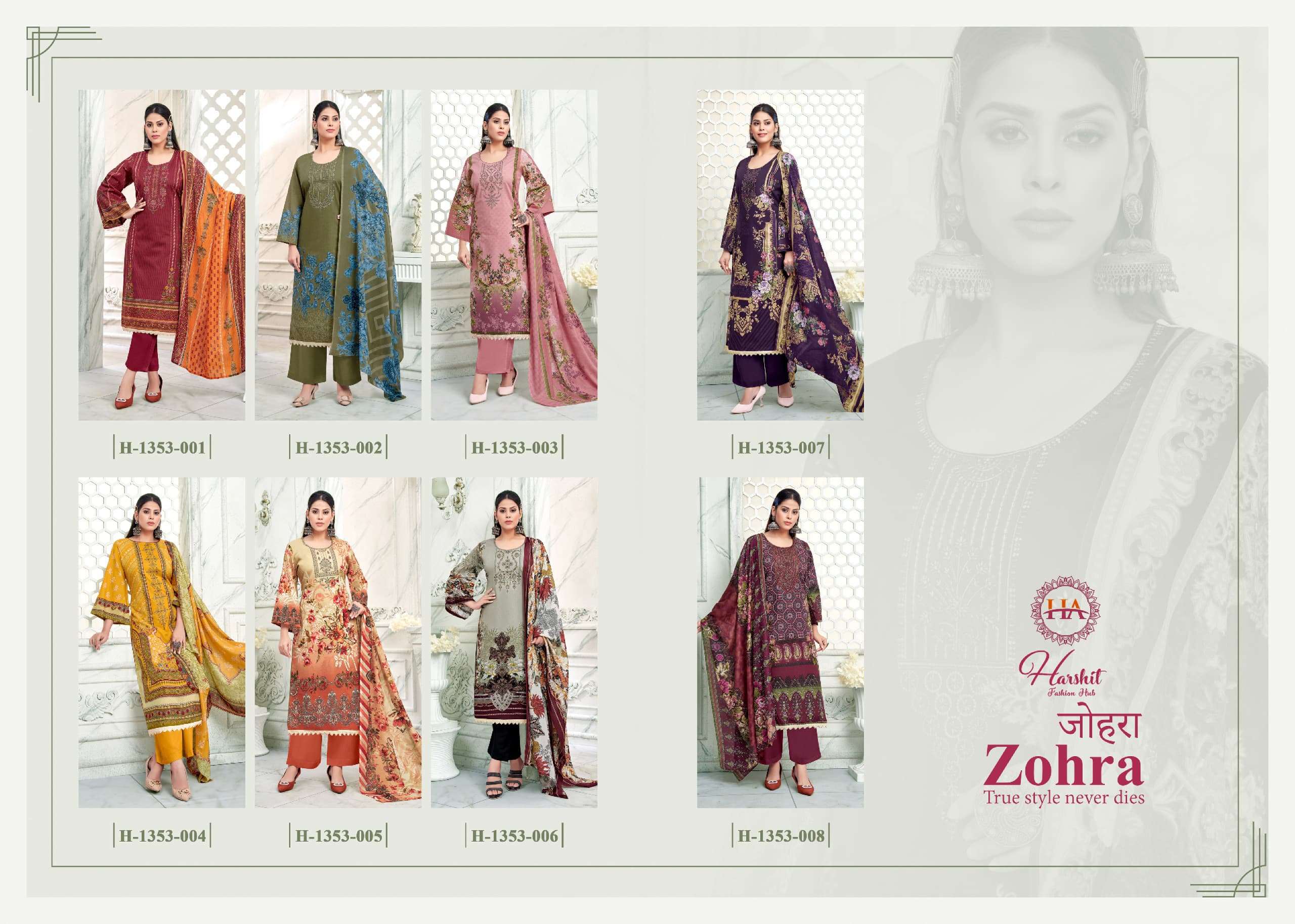HARSHIT FASHION HUB ZOHRA EDITION VOL 3