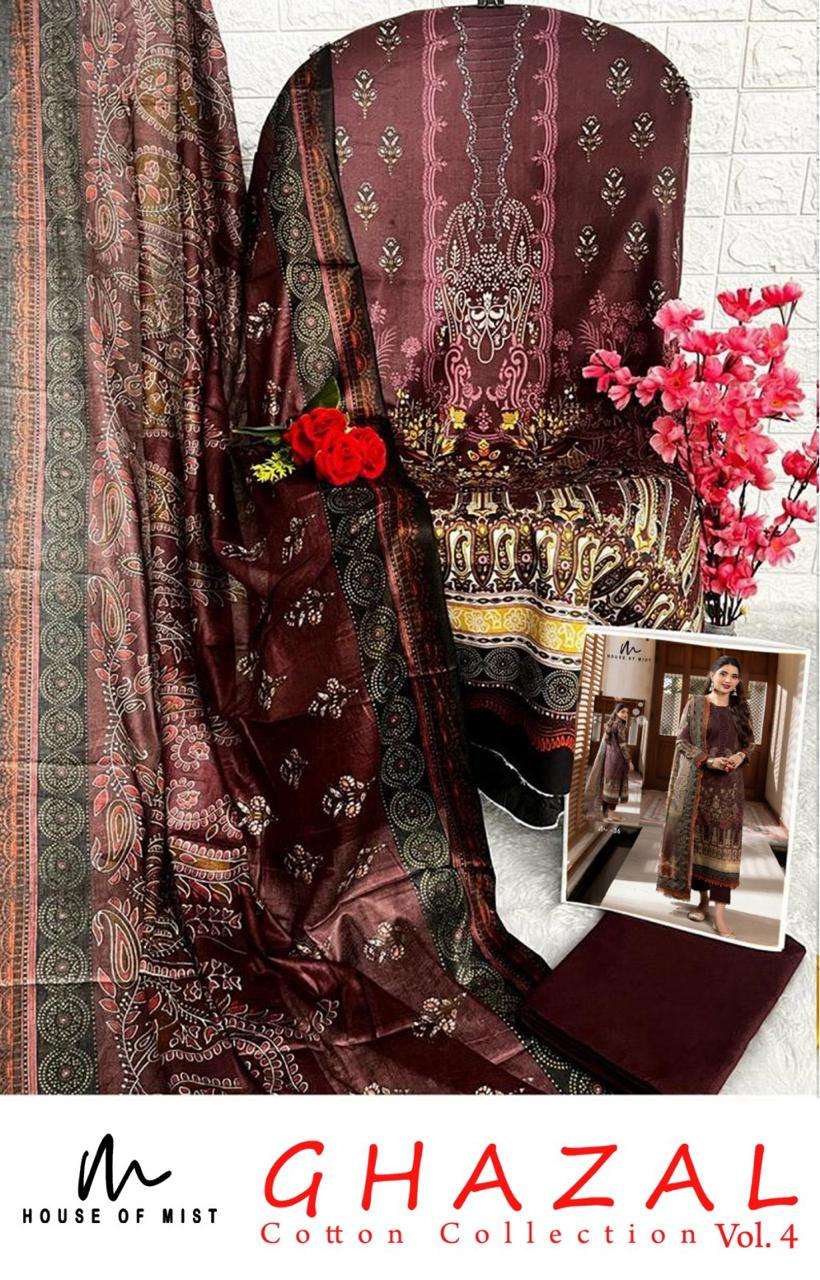 HOUSE OF MIST GHAZAL COTTON COLLECTION VOL 4