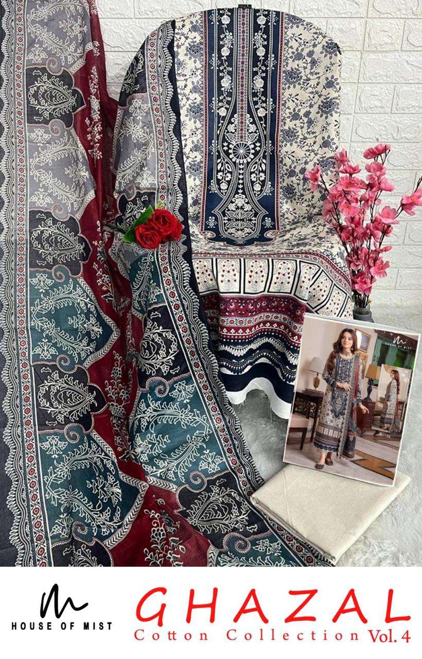 HOUSE OF MIST GHAZAL COTTON COLLECTION VOL 4