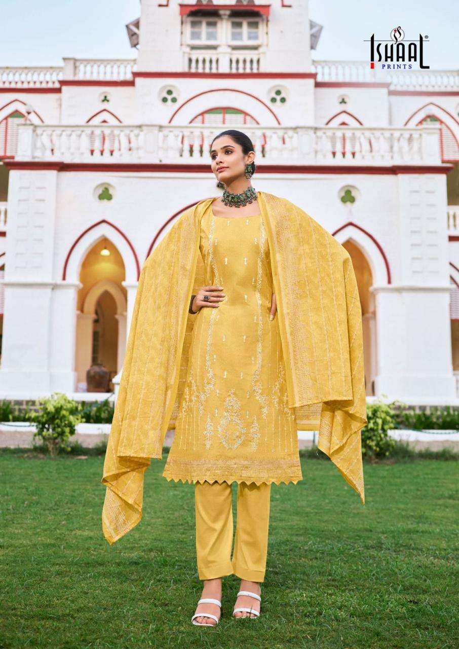 ISHAAL PRINTS EMBROIDERED VOL 6 