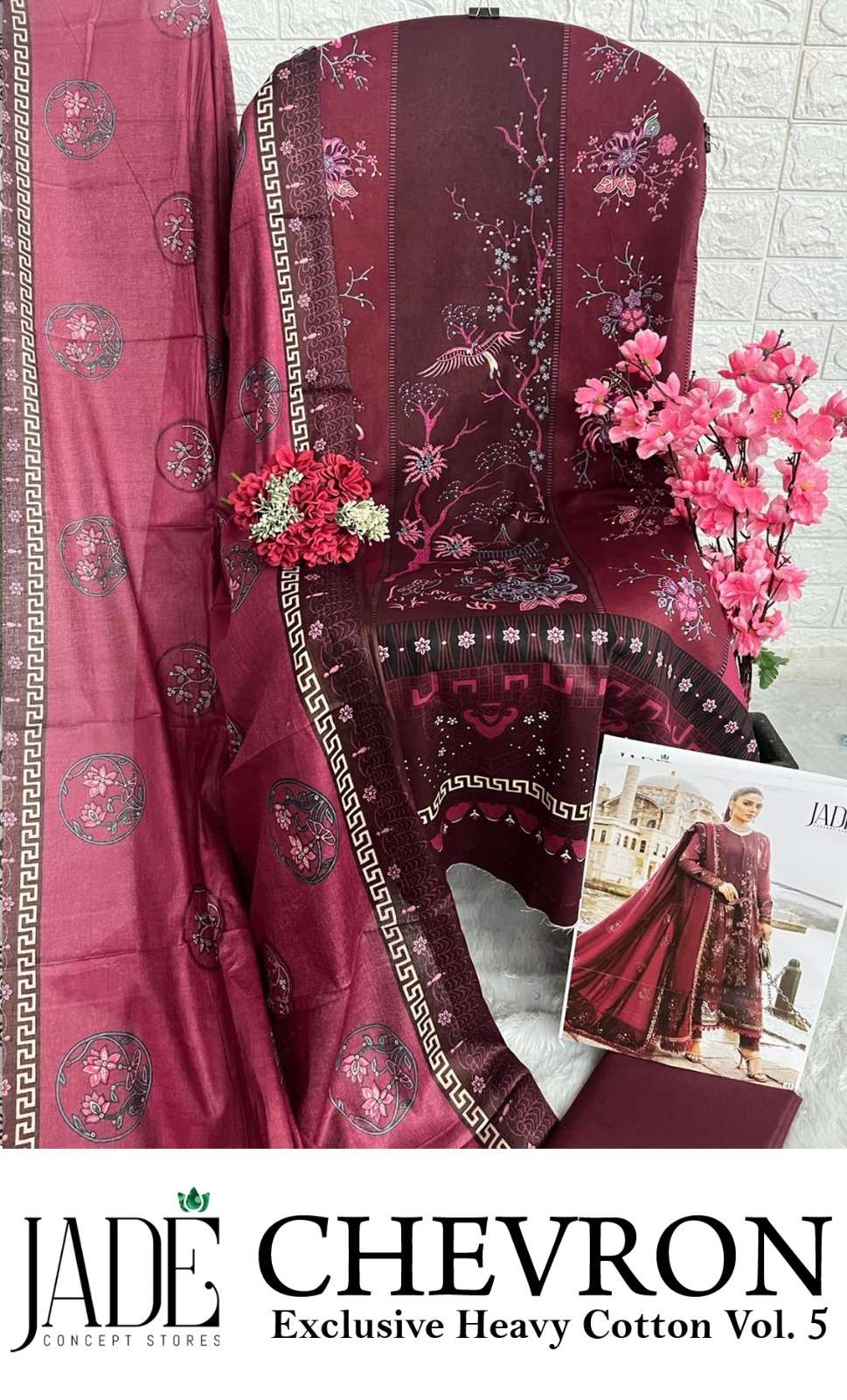 JADE CHEVRON EXCLUSIVE HEAVY COTTON VOL 5