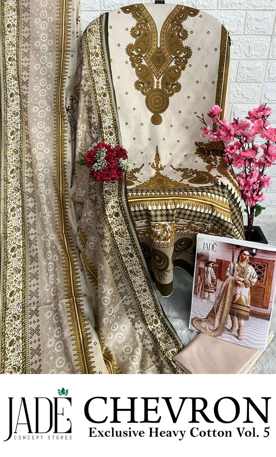JADE CHEVRON EXCLUSIVE HEAVY COTTON VOL 5