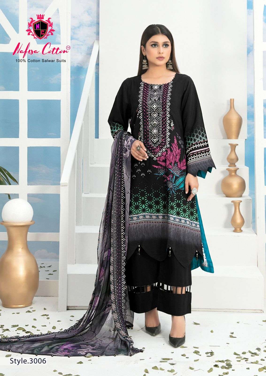 NAFISA COTTON ANDAAZ KARACHI SUITS VOL 3 