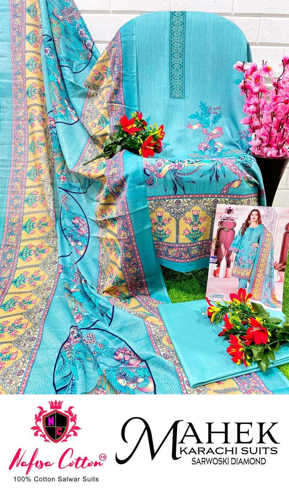 NAFISA COTTON MAHEK KARACHI SUITS