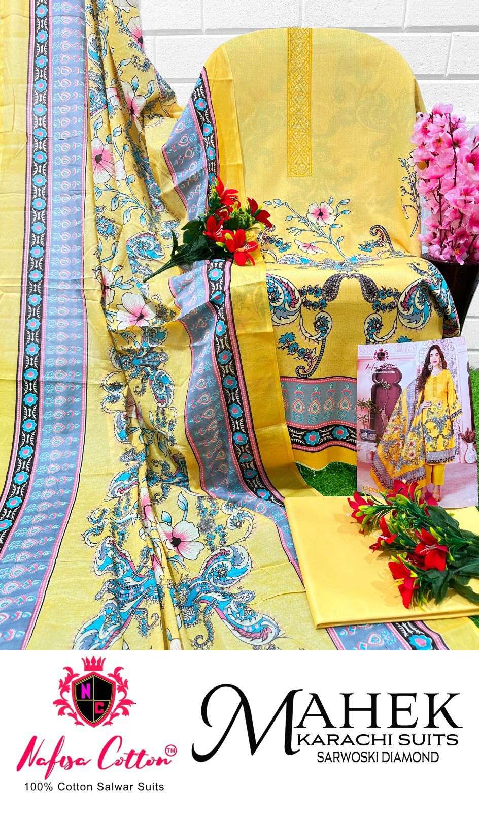 NAFISA COTTON MAHEK KARACHI SUITS