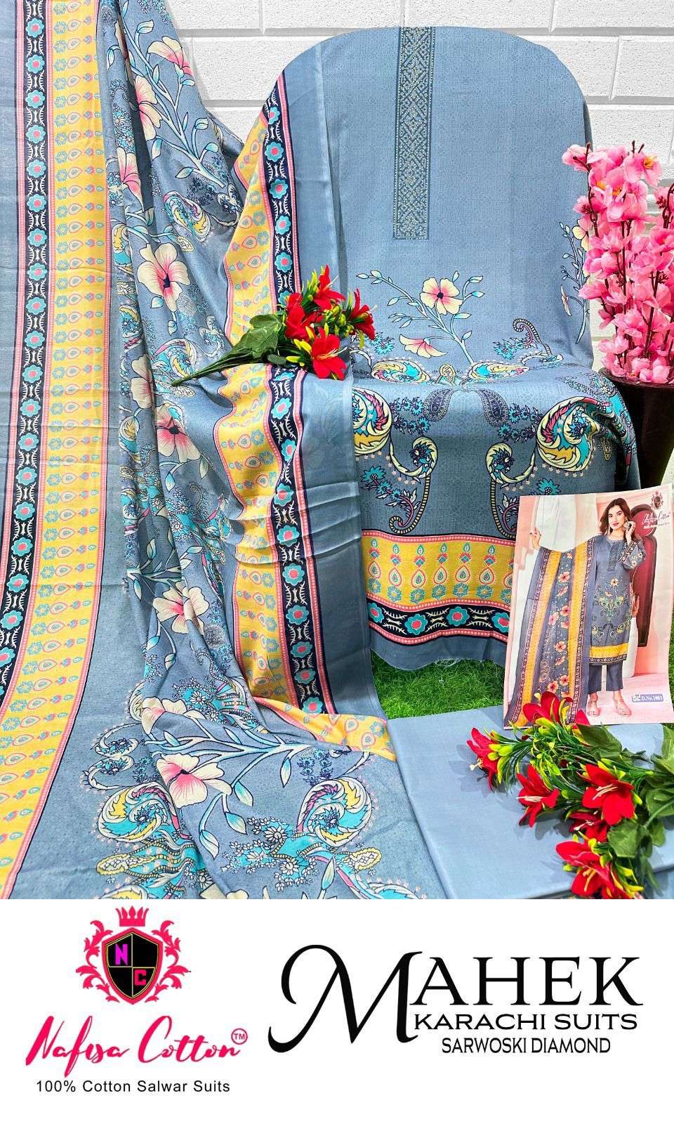 NAFISA COTTON MAHEK KARACHI SUITS
