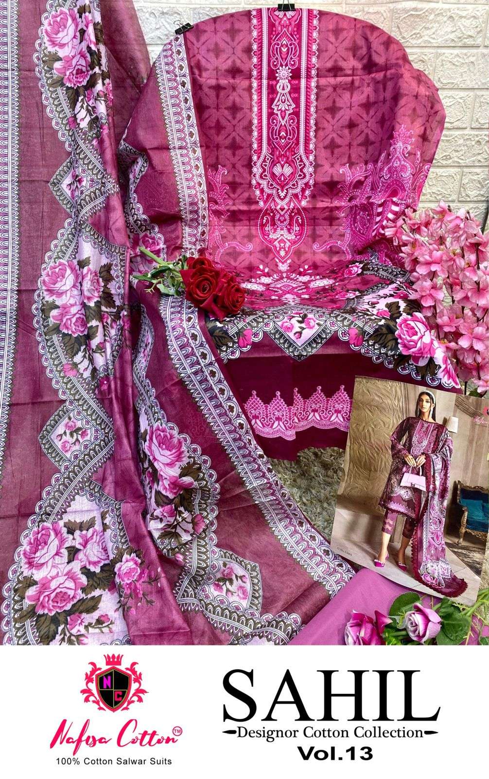 NAFISA COTTON SAHIL DESIGNER COTTON COLLECTION VOL 13