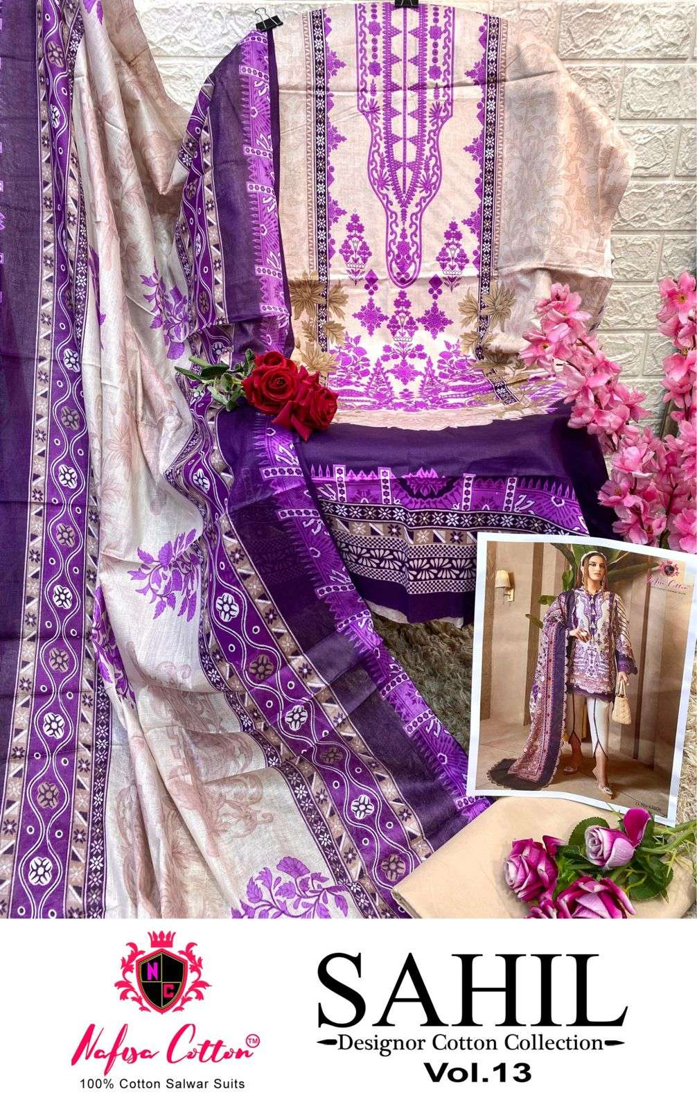 NAFISA COTTON SAHIL DESIGNER COTTON COLLECTION VOL 13