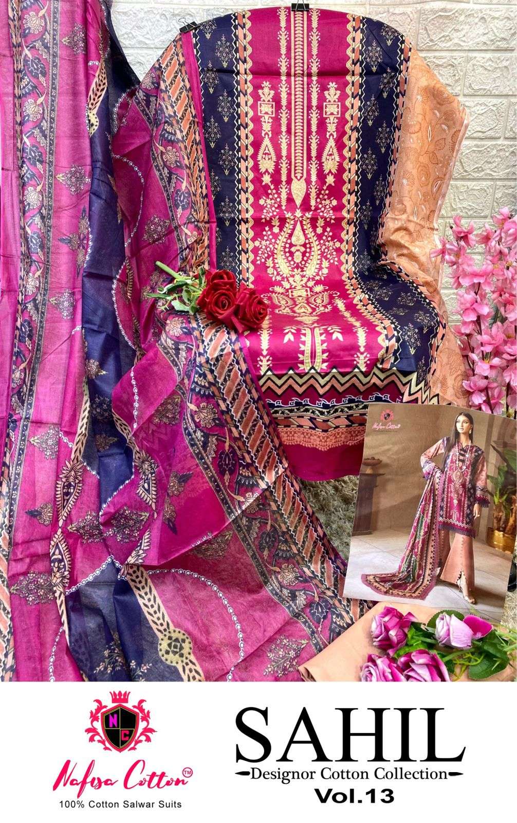 NAFISA COTTON SAHIL DESIGNER COTTON COLLECTION VOL 13
