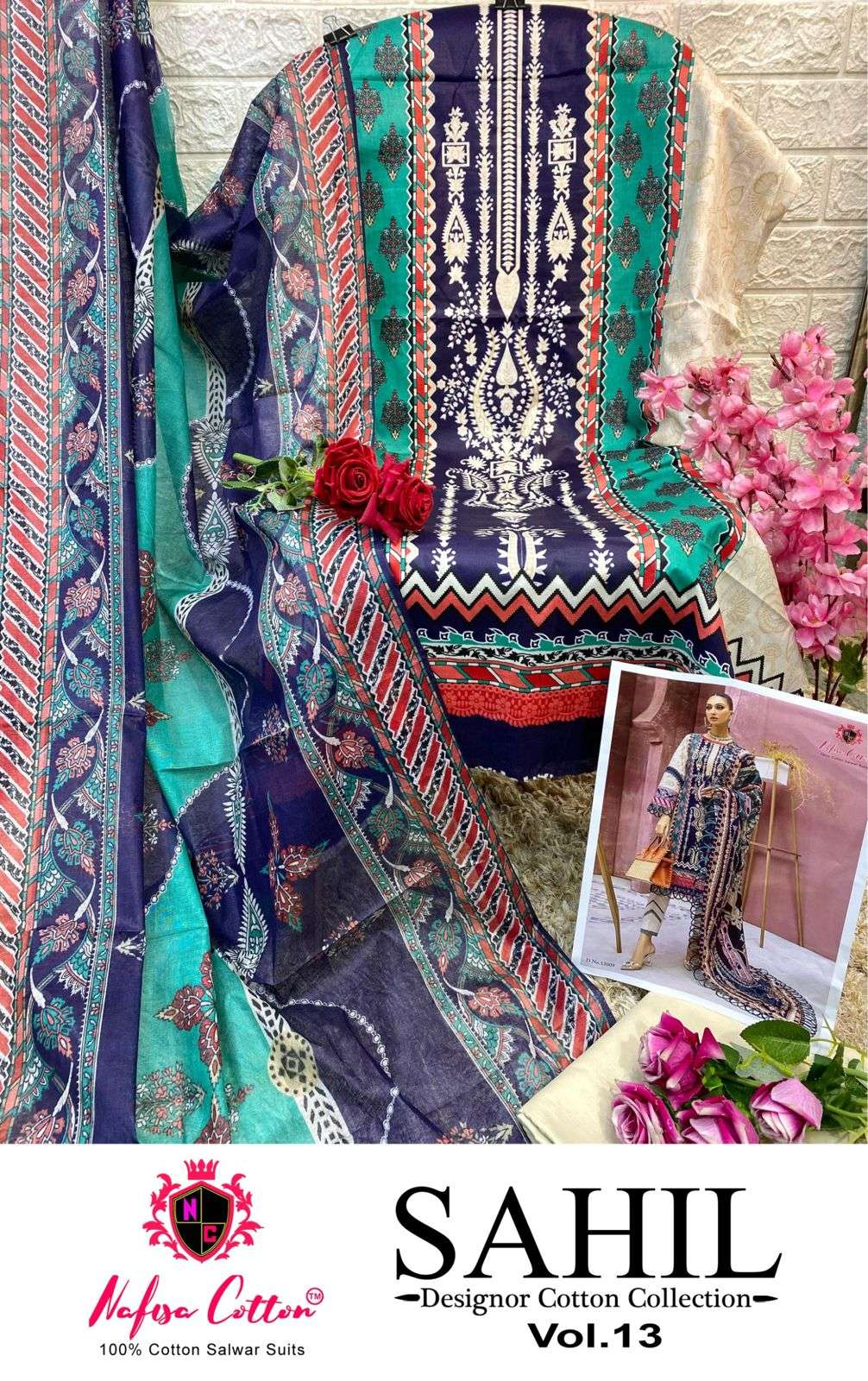 NAFISA COTTON SAHIL DESIGNER COTTON COLLECTION VOL 13