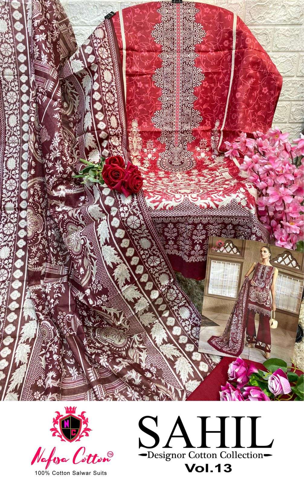 NAFISA COTTON SAHIL DESIGNER COTTON COLLECTION VOL 13