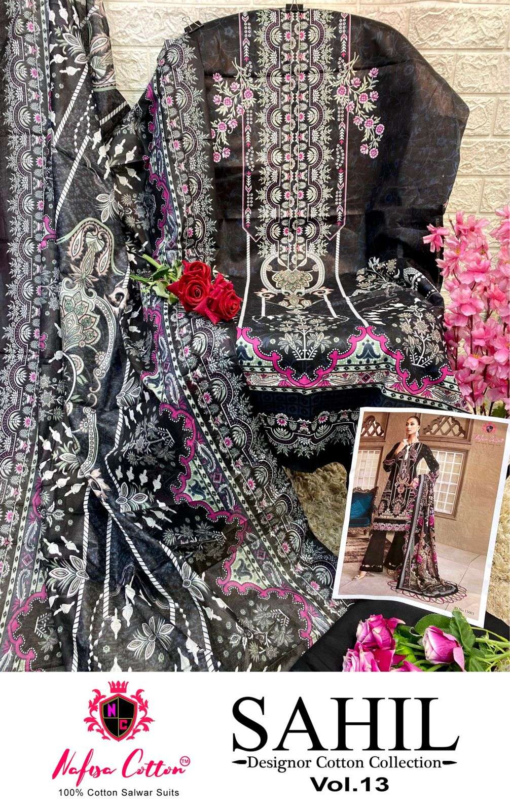 NAFISA COTTON SAHIL DESIGNER COTTON COLLECTION VOL 13