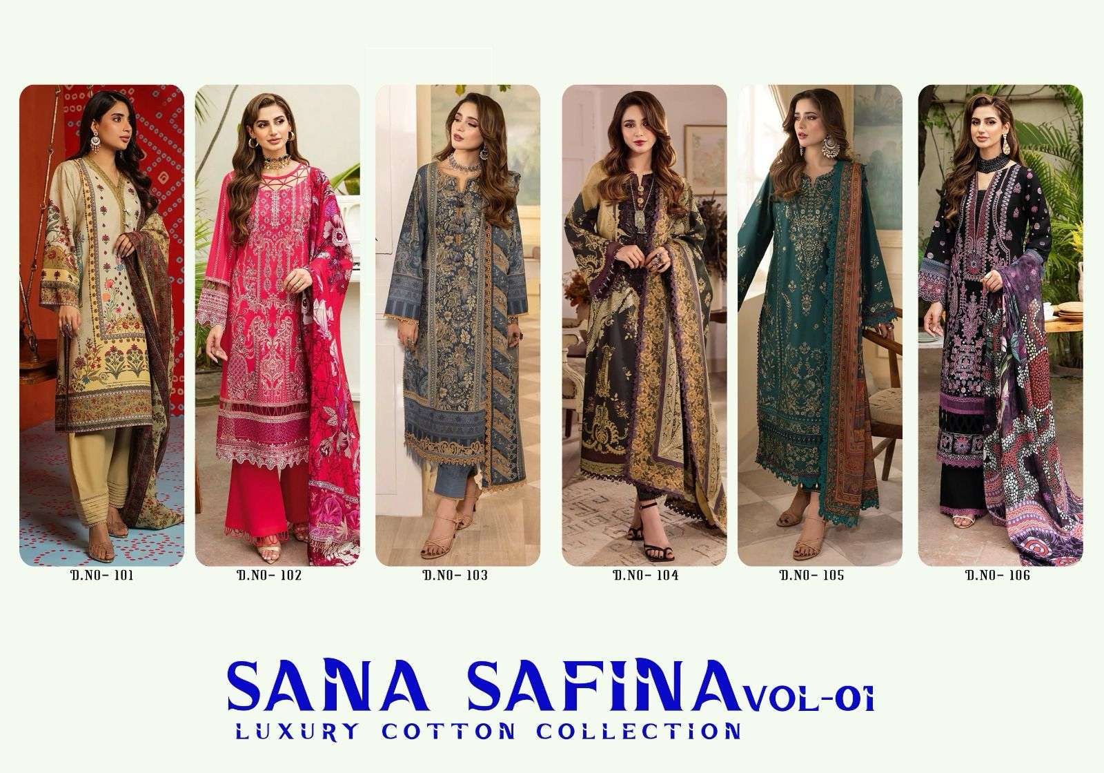 NAFISA COTTON SANA SAFINA VOL 1