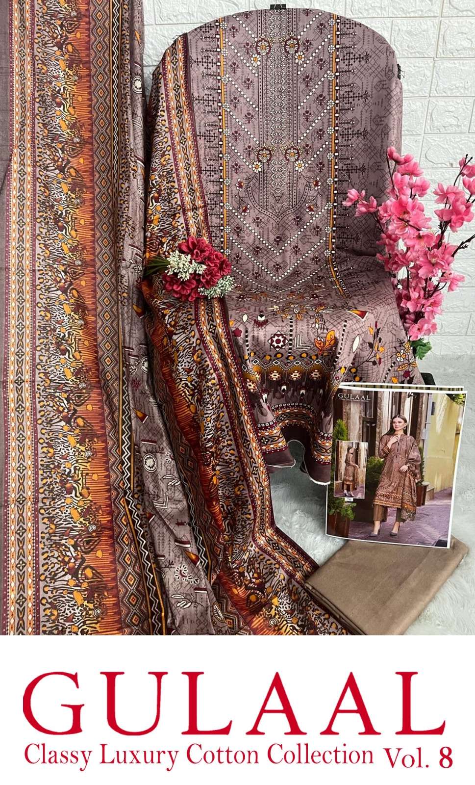 SANA MARYAM GULAAL CLASSY LUXURY COTTON COLLECTION VOL 8 