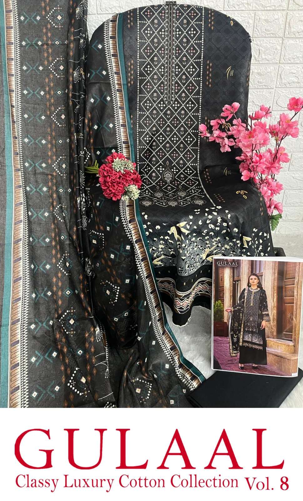 SANA MARYAM GULAAL CLASSY LUXURY COTTON COLLECTION VOL 8 
