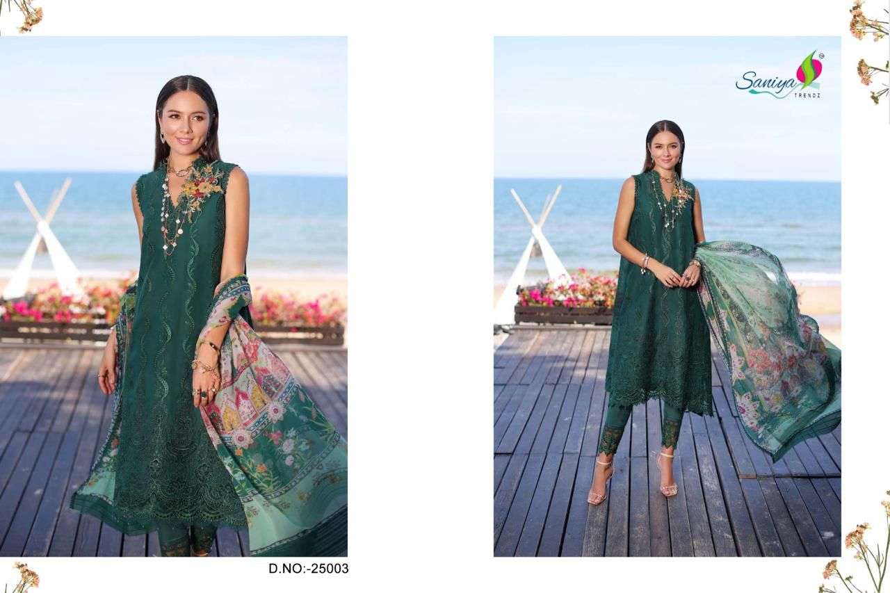 SANIYA TRENDZ NOOR CHIKANKARI VOL 25