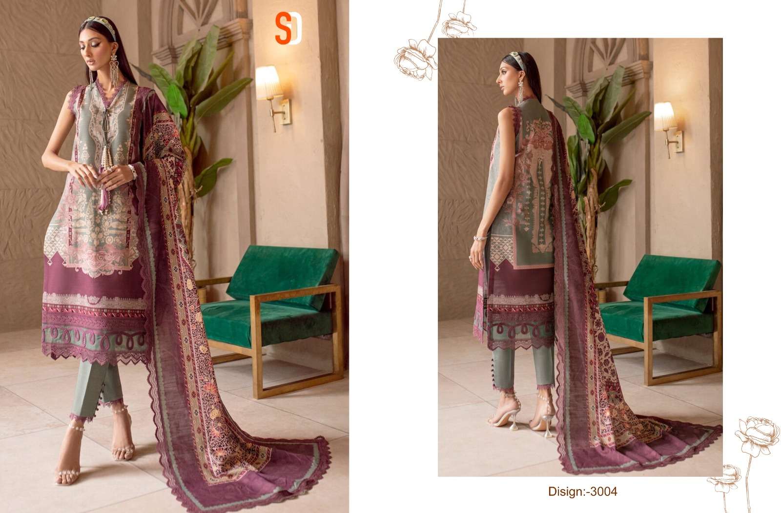 SHARADDHA DESIGNER CHEVRON VOL 3 