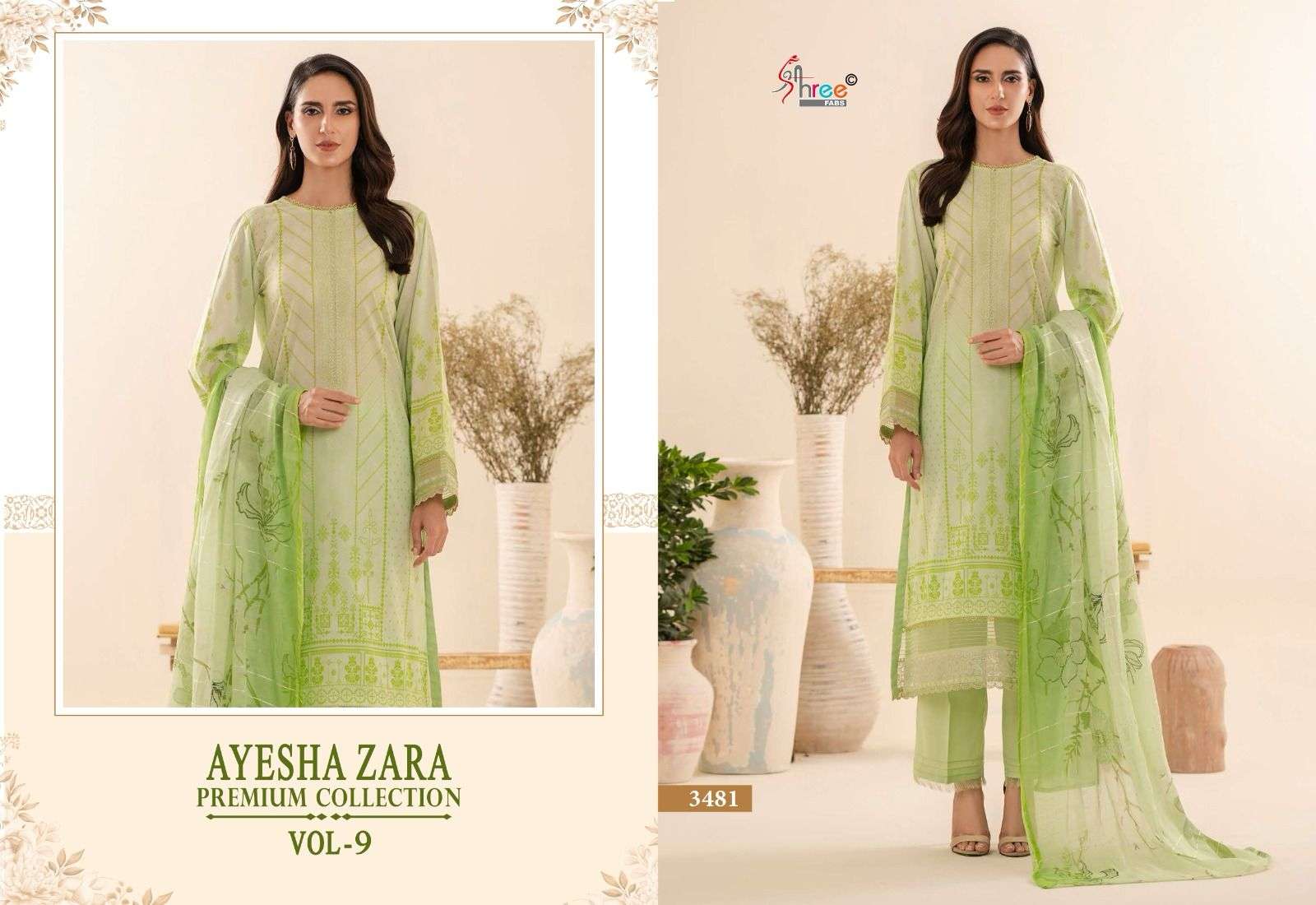 SHREE FAB AYESHA ZARA PREMIUM COLLECTION VOL 9