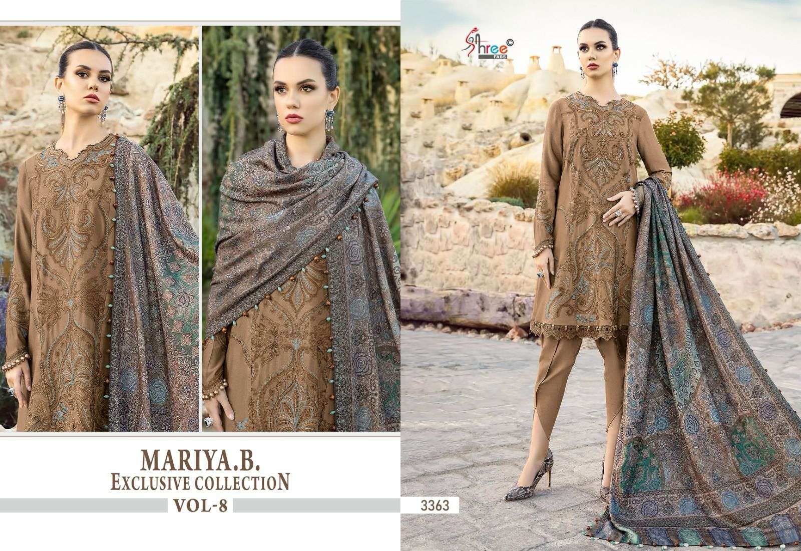 SHREE FABS MARIA B EXCLUSIVE COLLECTION VOL 8 