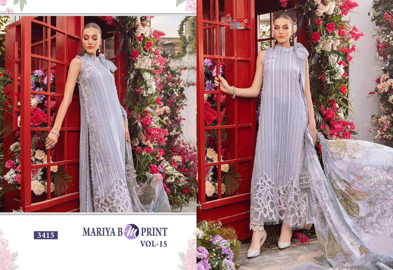 SHREE FABS MARIYA B M PRINT VOL 15 