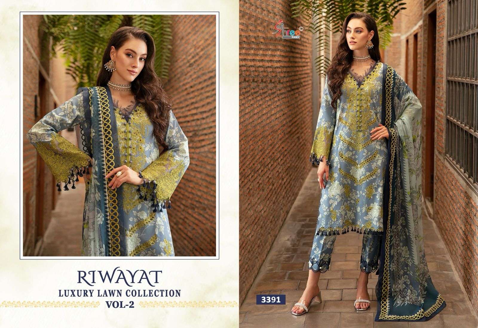 SHREE FABS RIWAYAT LUXURY LAWN COLLECTION VOL 2