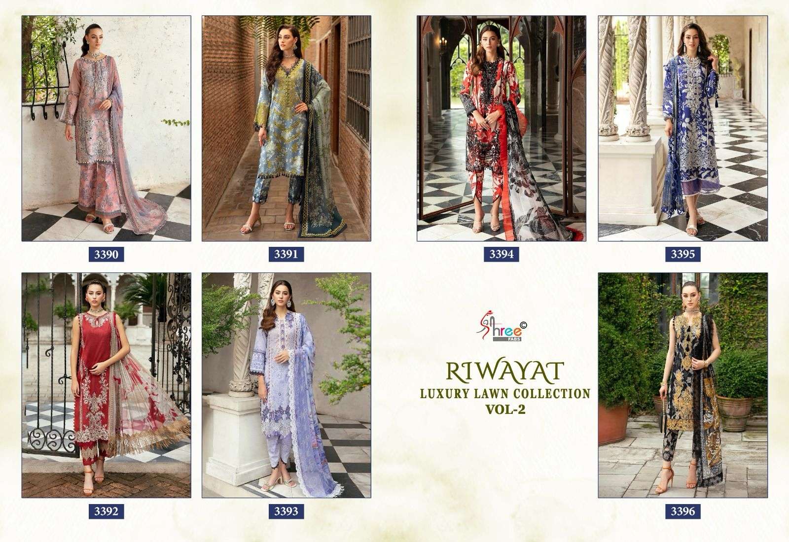 SHREE FABS RIWAYAT LUXURY LAWN COLLECTION VOL 2
