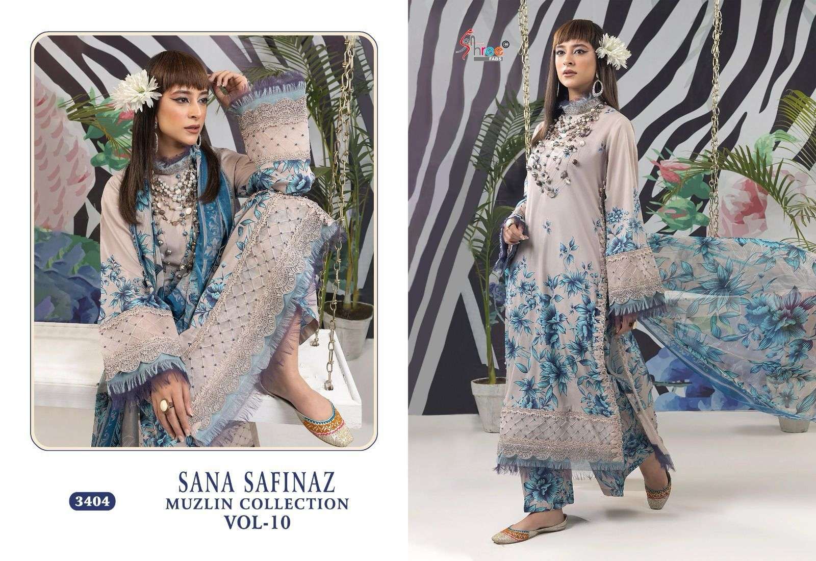 SHREE FABS SANA SAFINAZ MUZLIN COLLECTION VOL 10 