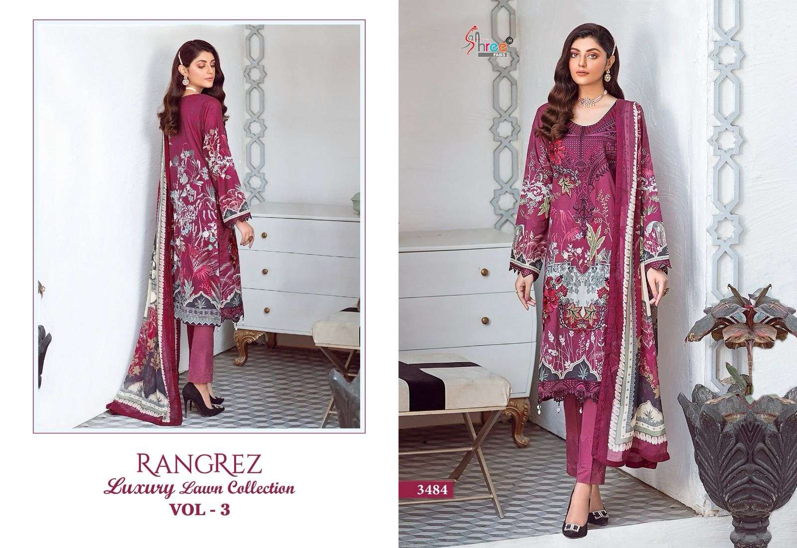 SHREE FABS RANGREZ LUXCURY LAWN COLLECTION VOL 3 