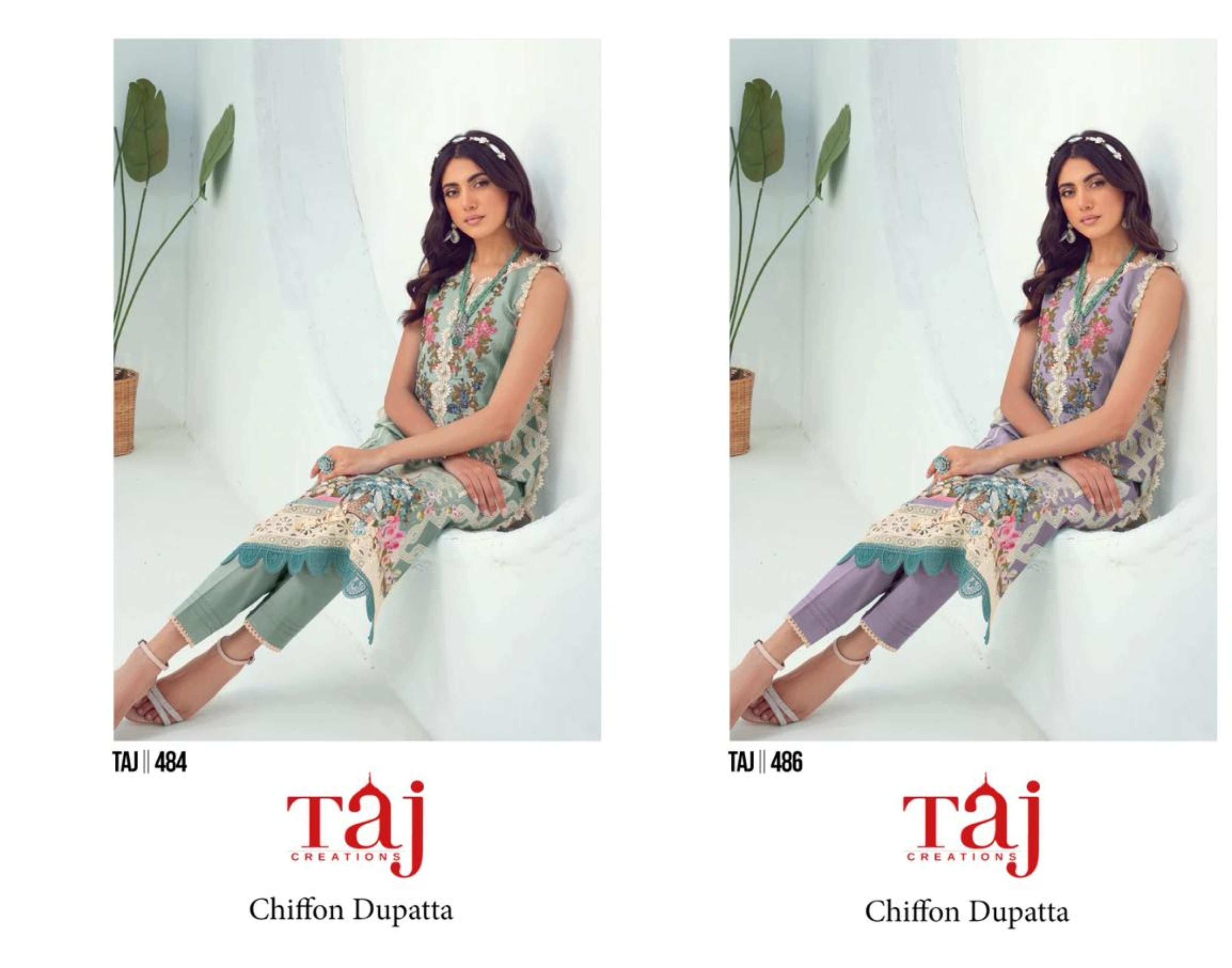 TAJ CREATION D NO 484 AND 486