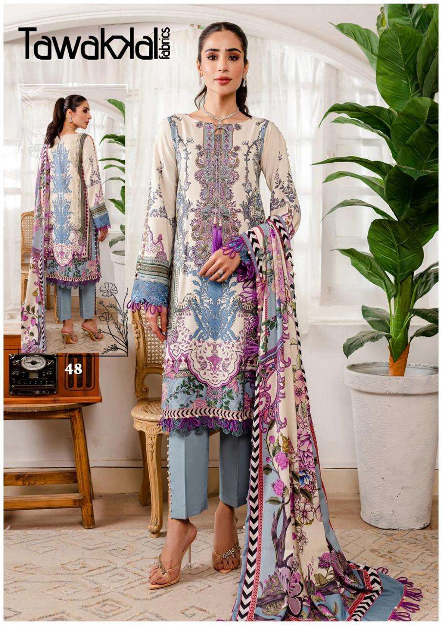 TAWAKKAL FABRICS MEHROZ LUXURY HEAVY COTTON COLLECTION VOL 5 