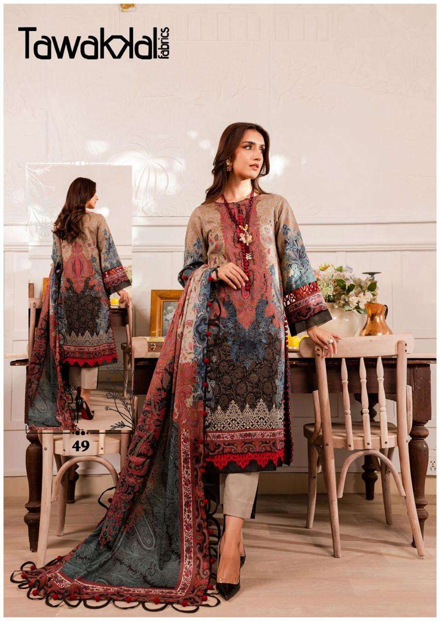 TAWAKKAL FABRICS MEHROZ LUXURY HEAVY COTTON COLLECTION VOL 5 