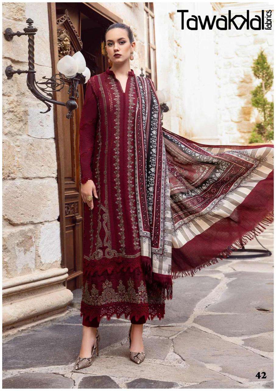 TAWAKKAL FABRICS MEHROZ LUXURY HEAVY COTTON COLLECTION VOL 5 