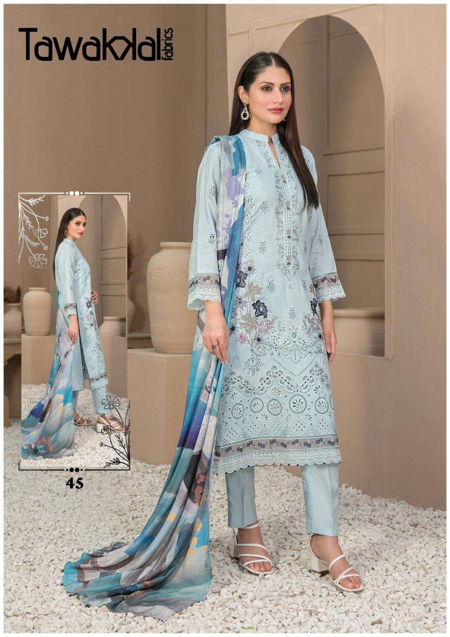 TAWAKKAL FABRICS MEHROZ LUXURY HEAVY COTTON COLLECTION VOL 5 