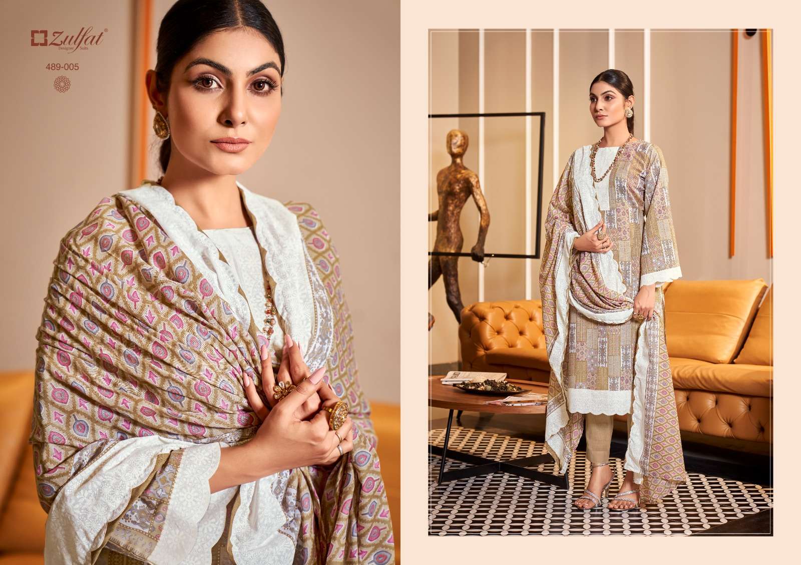 ZULFAT DESIGNER SUITS AFSANA RELOADED VOL 2