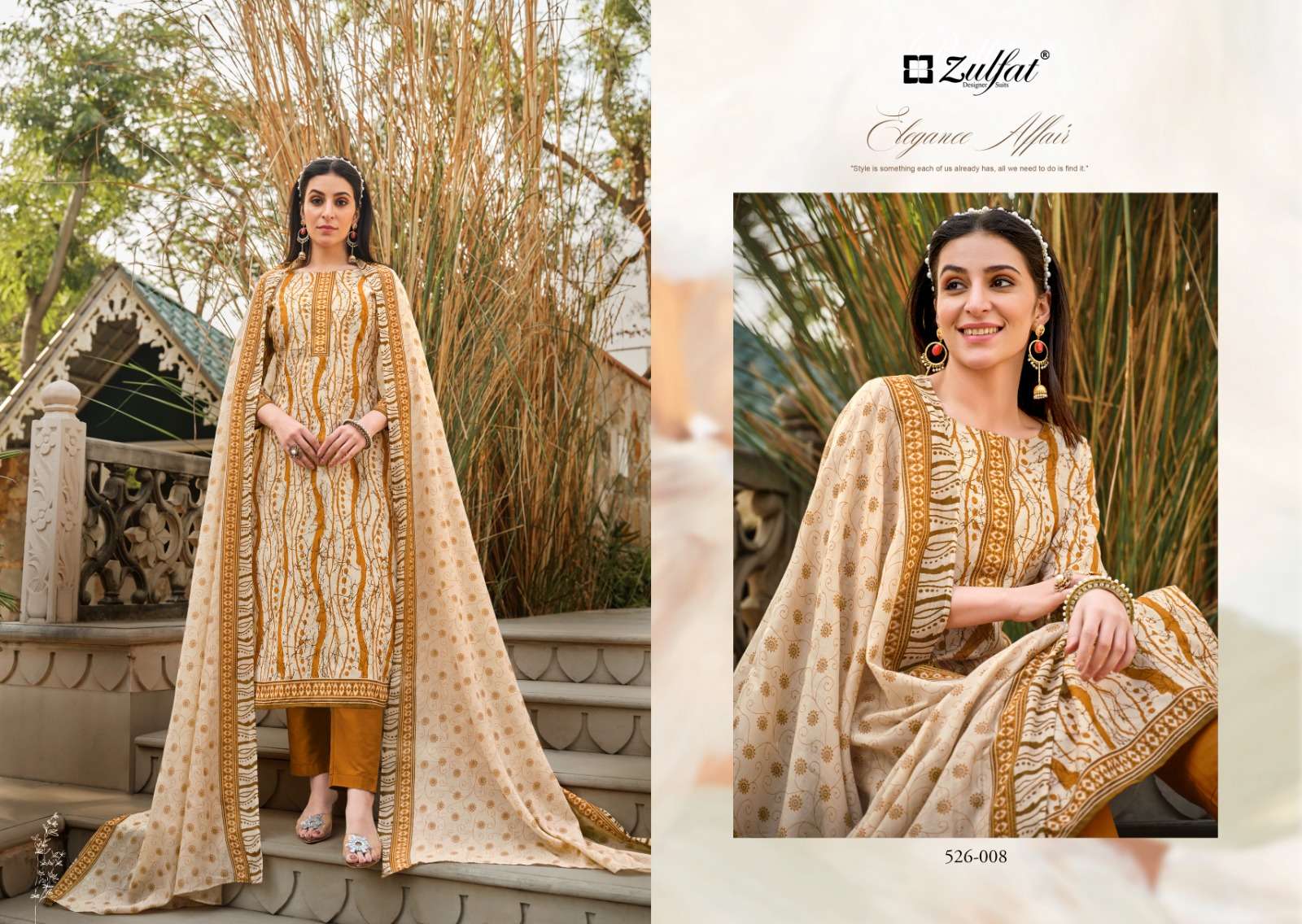 ZULFAT DESIGNER SUITS BAANI 