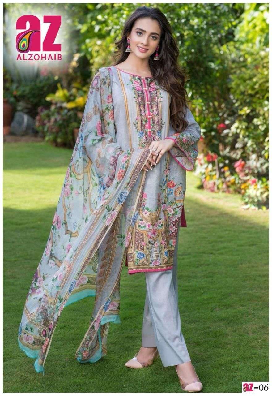 AL ZOHAIB ZOOHRA LUXURY LAWN COLLECTION 
