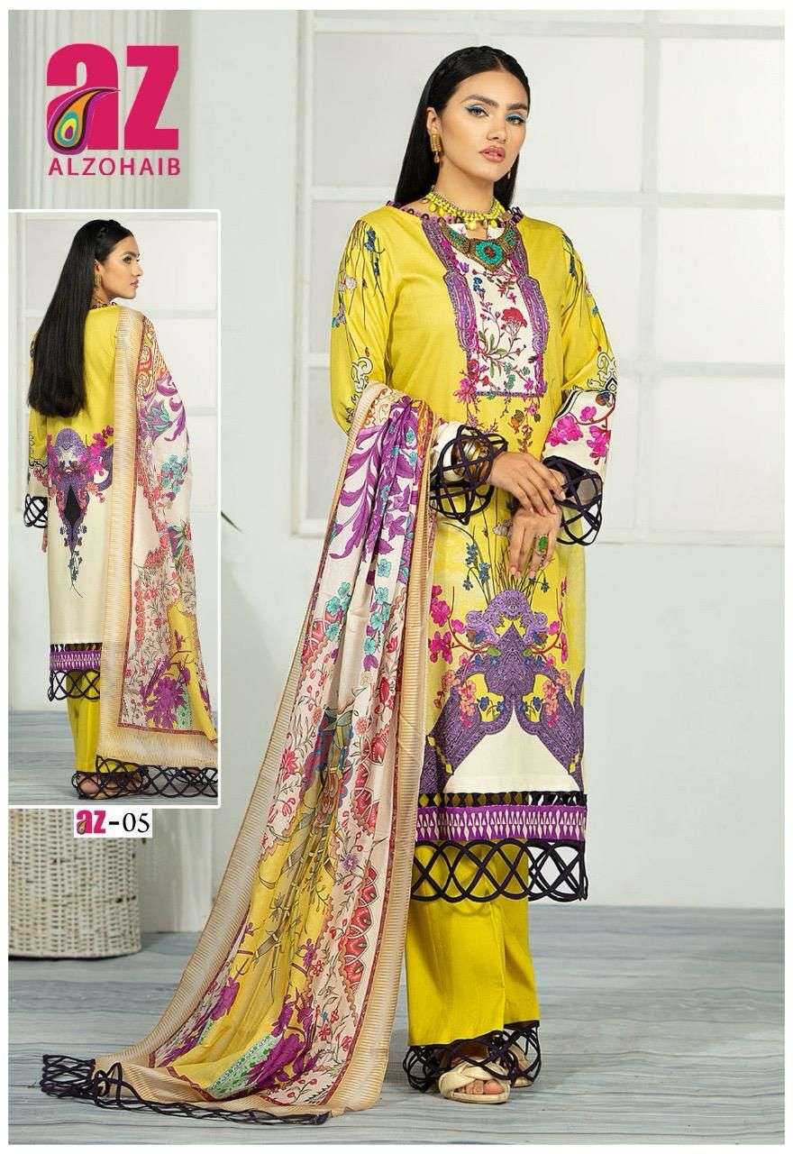 AL ZOHAIB ZOOHRA LUXURY LAWN COLLECTION 