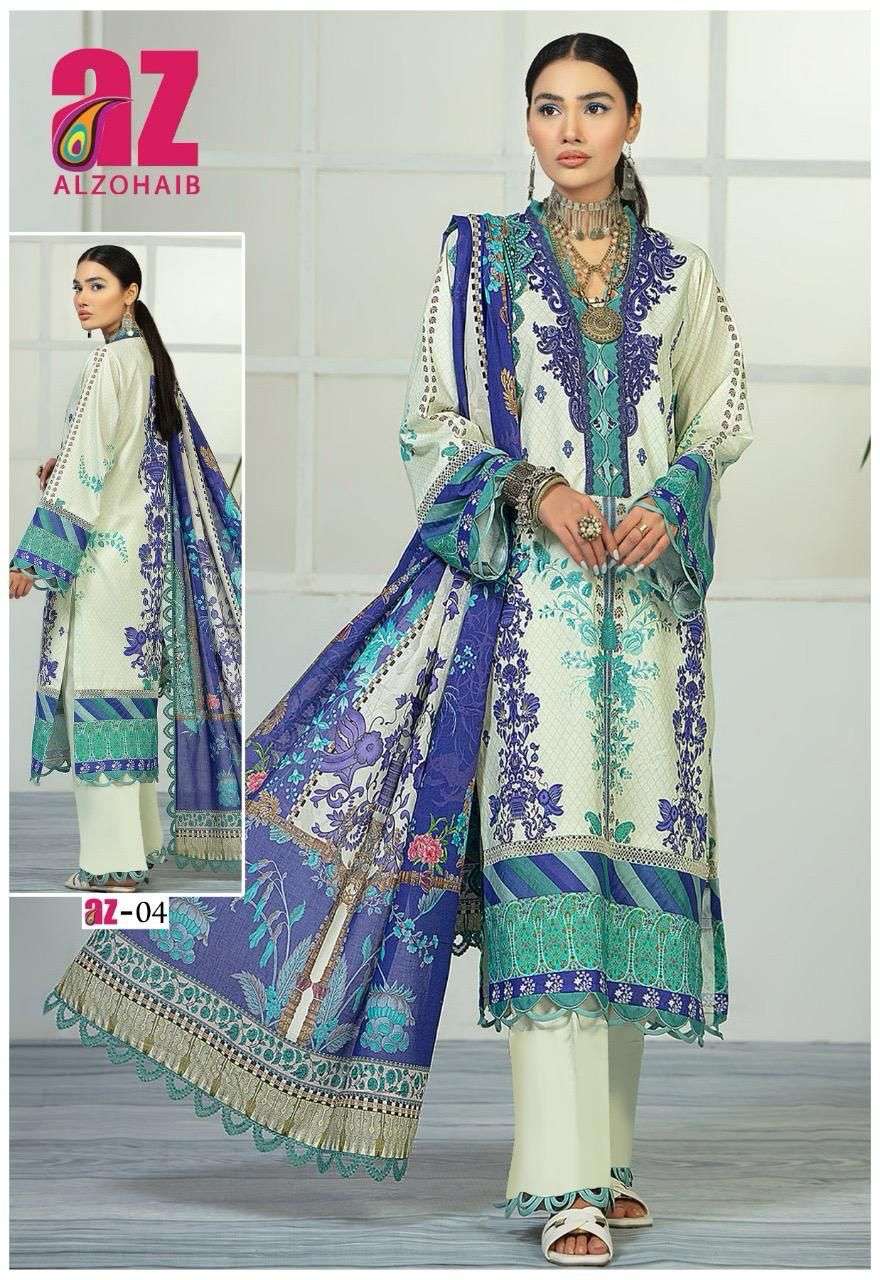 AL ZOHAIB ZOOHRA LUXURY LAWN COLLECTION 