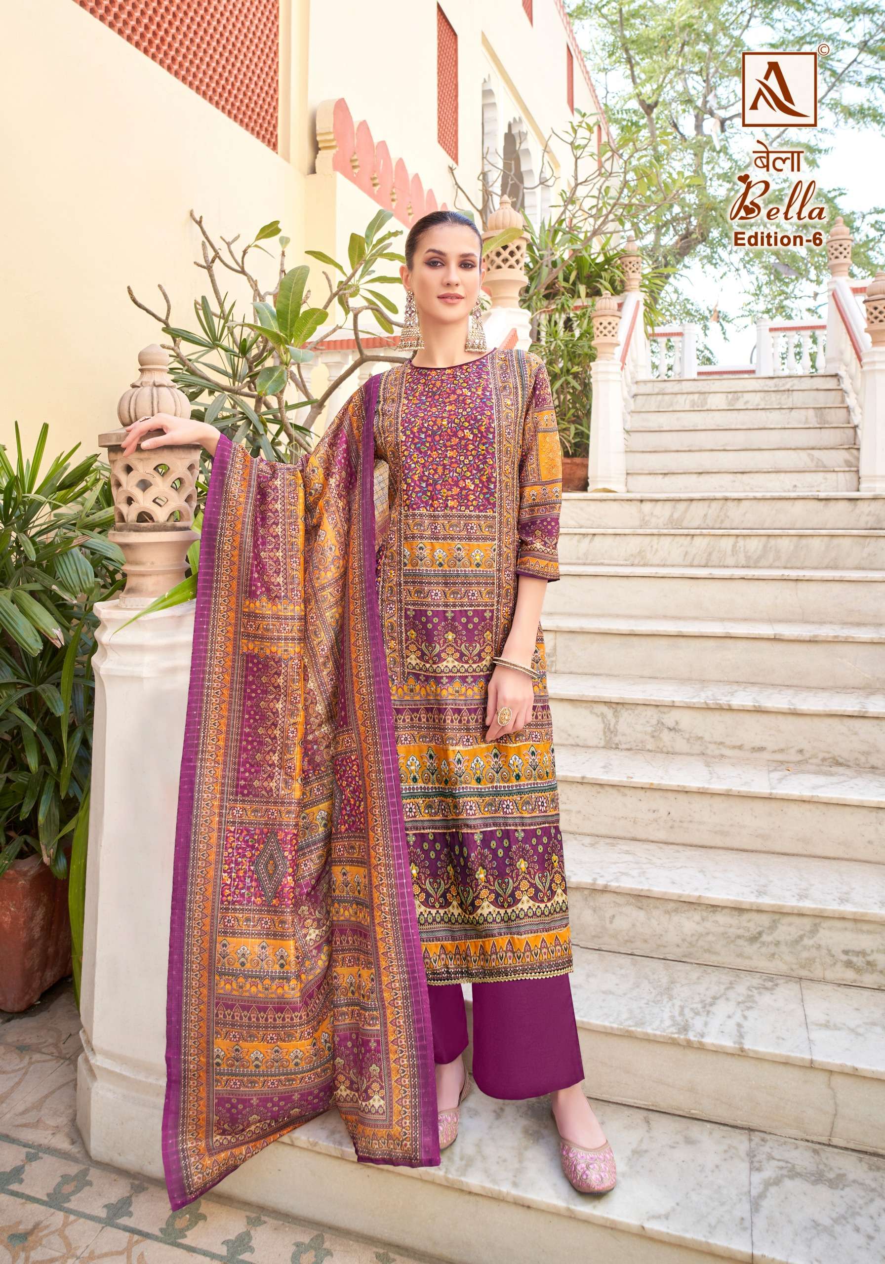 ALOK SUITS BELLA VOL 6 