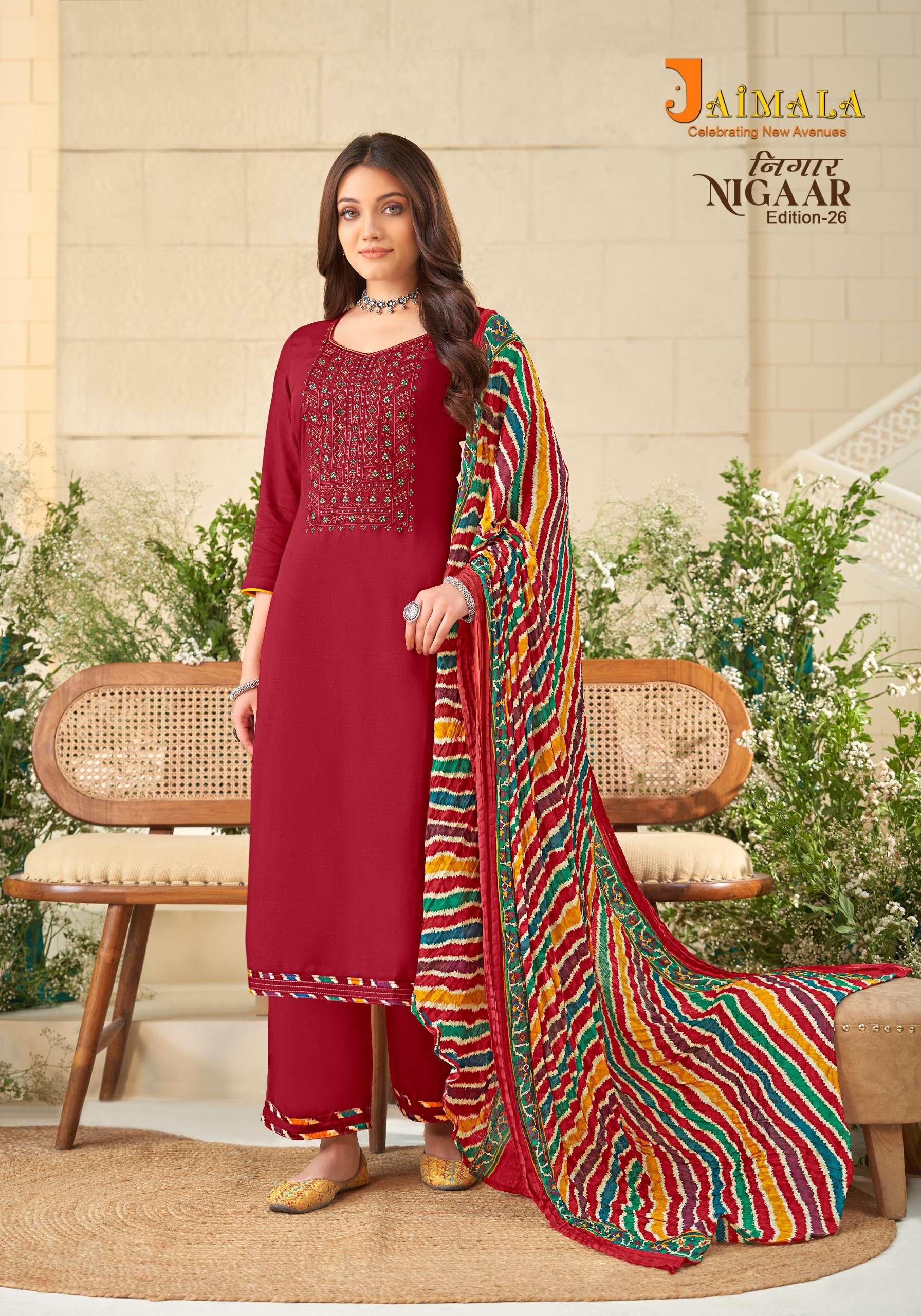 ALOK SUITS JAIMALA NIGAAR VOL 26