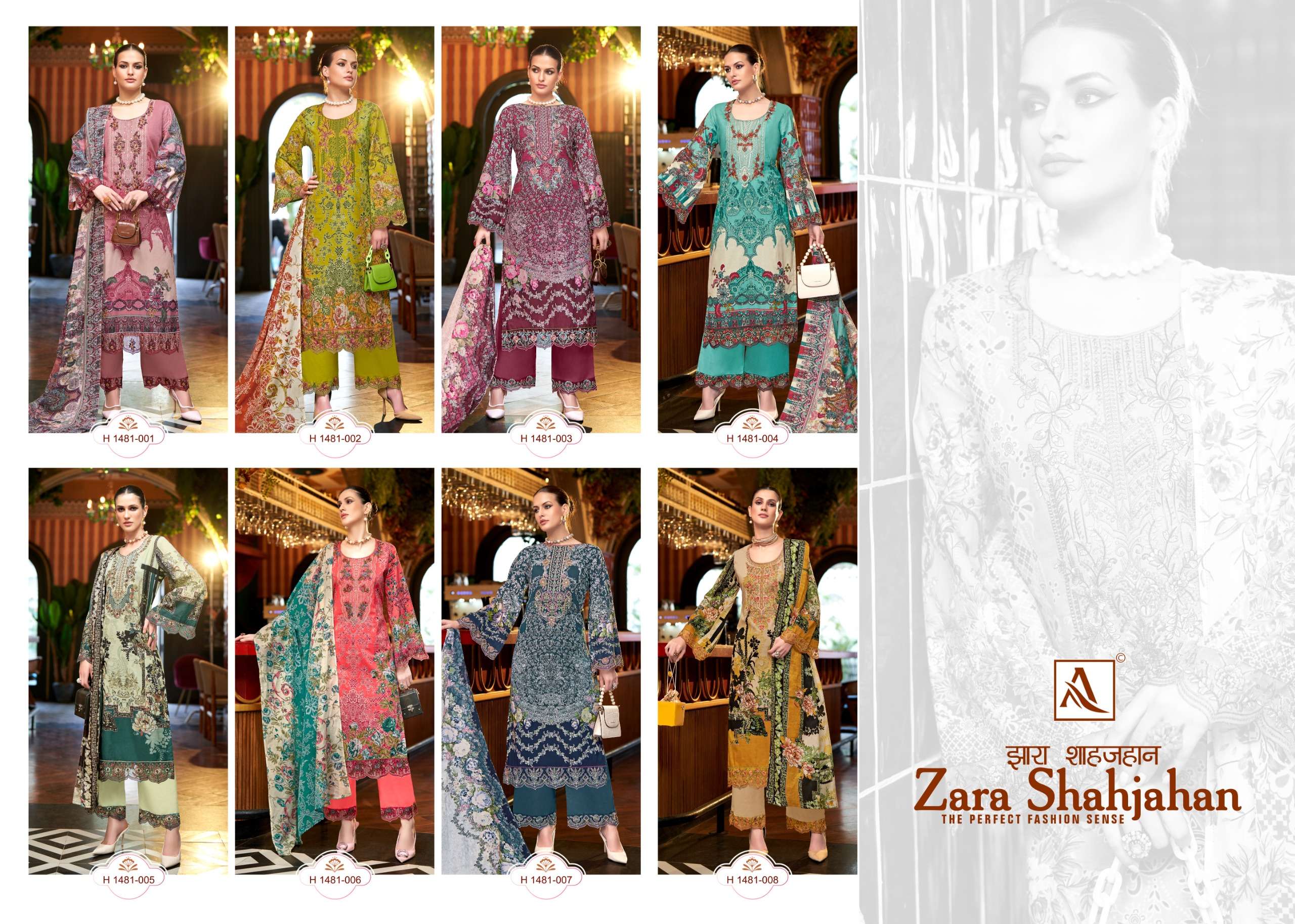 ALOK SUITS ZARA SHAHJAHAN 