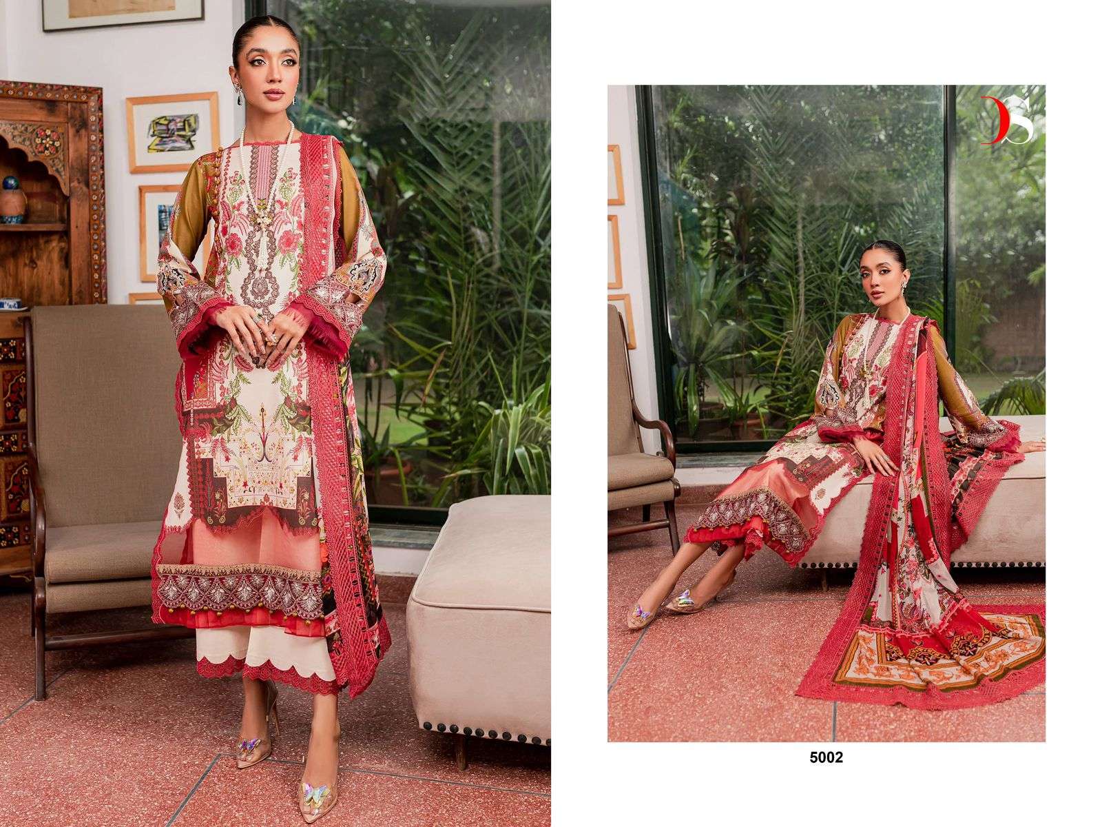 DEEPSY SUITS JADE BLISS LAWN 24 