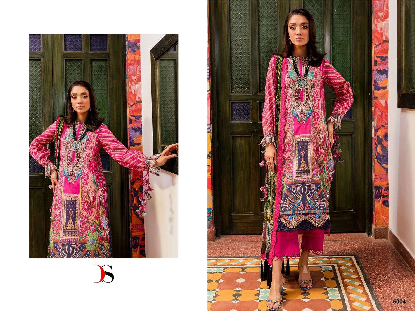 DEEPSY SUITS JADE BLISS LAWN 24 
