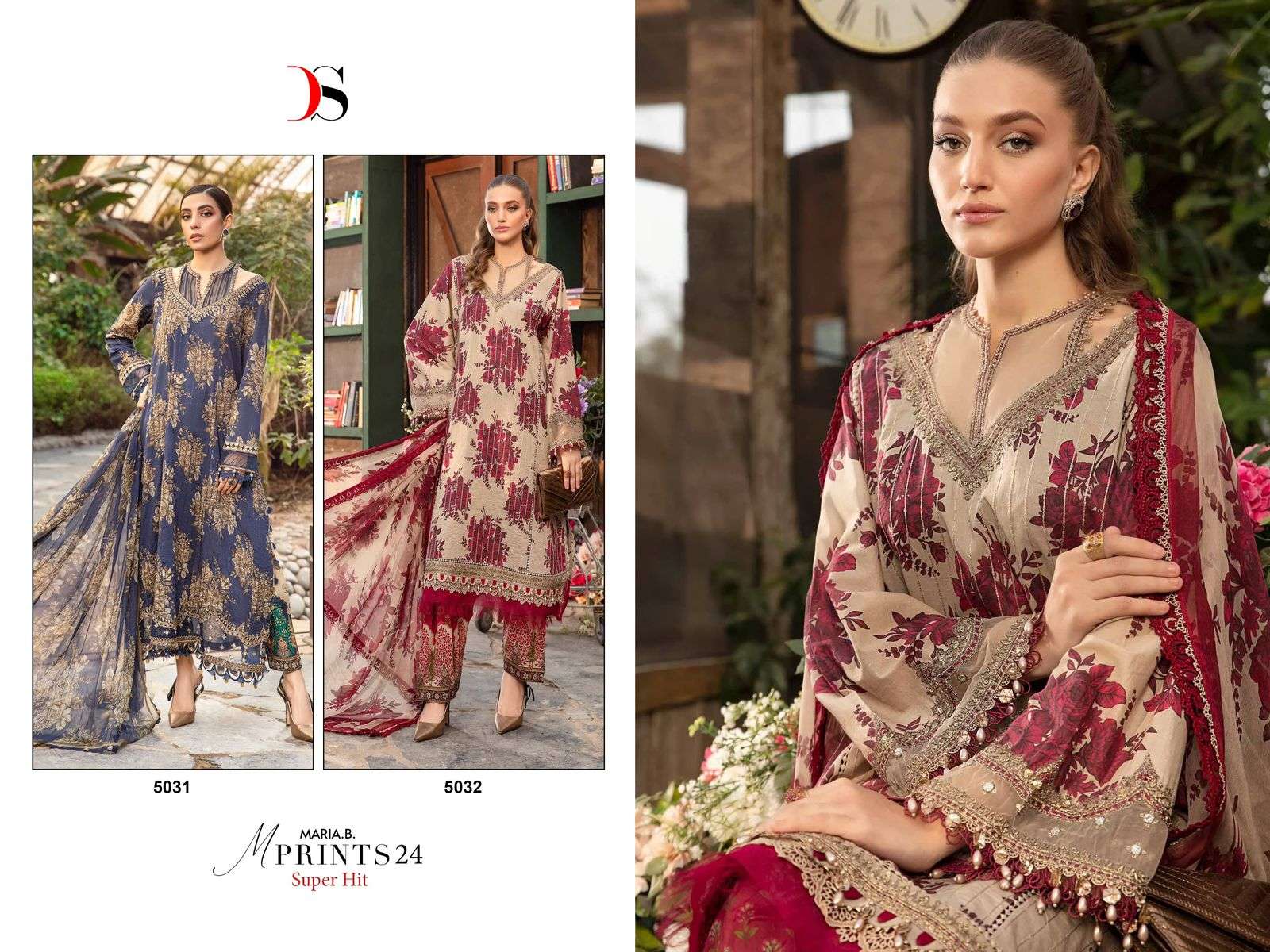 DEEPSY SUITS MARIA B M PRINTS 24 SUPER HIT 