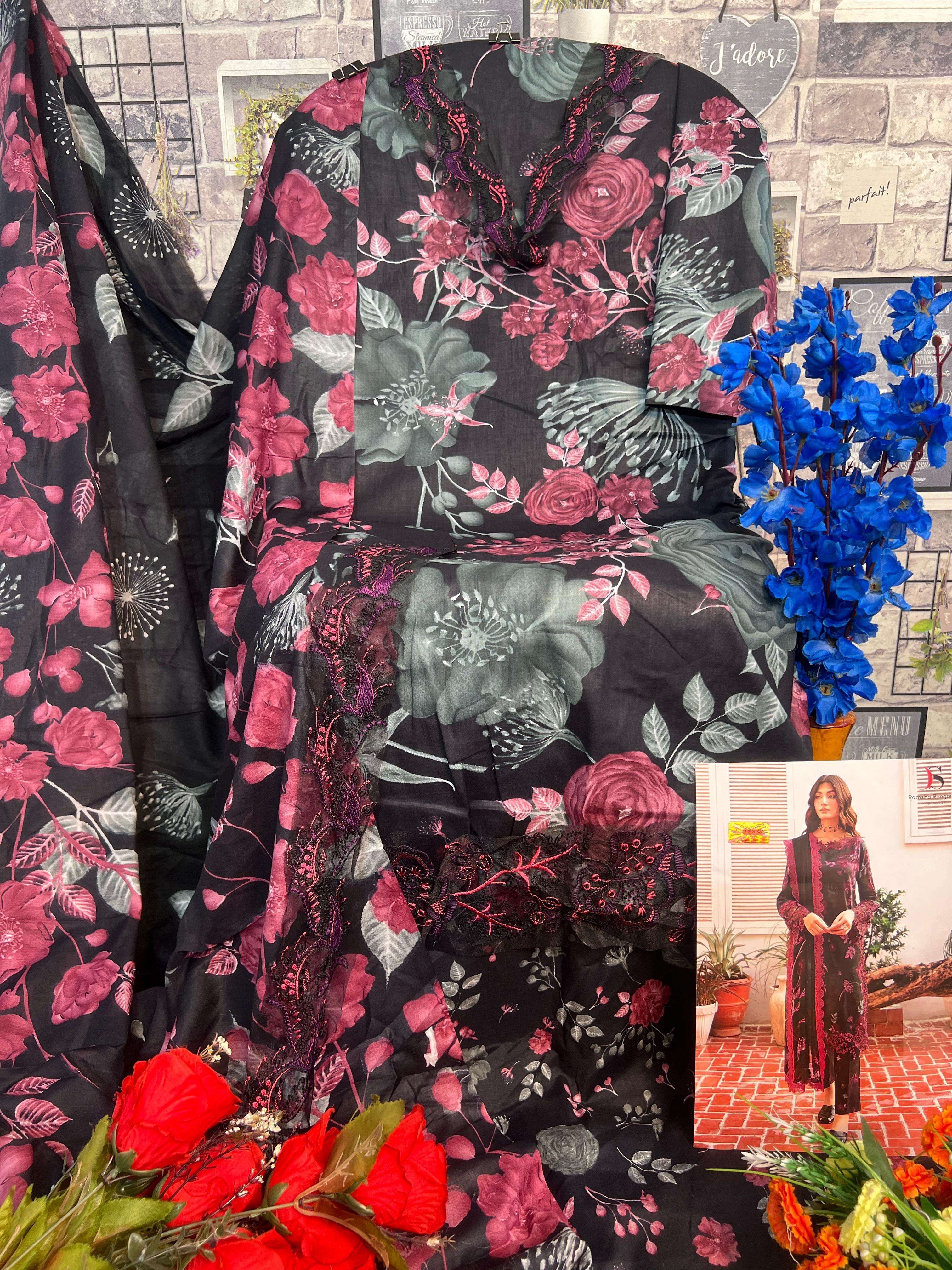 DEEPSY SUITS RAMSHA RANGREZ LUXURY LAWN 24