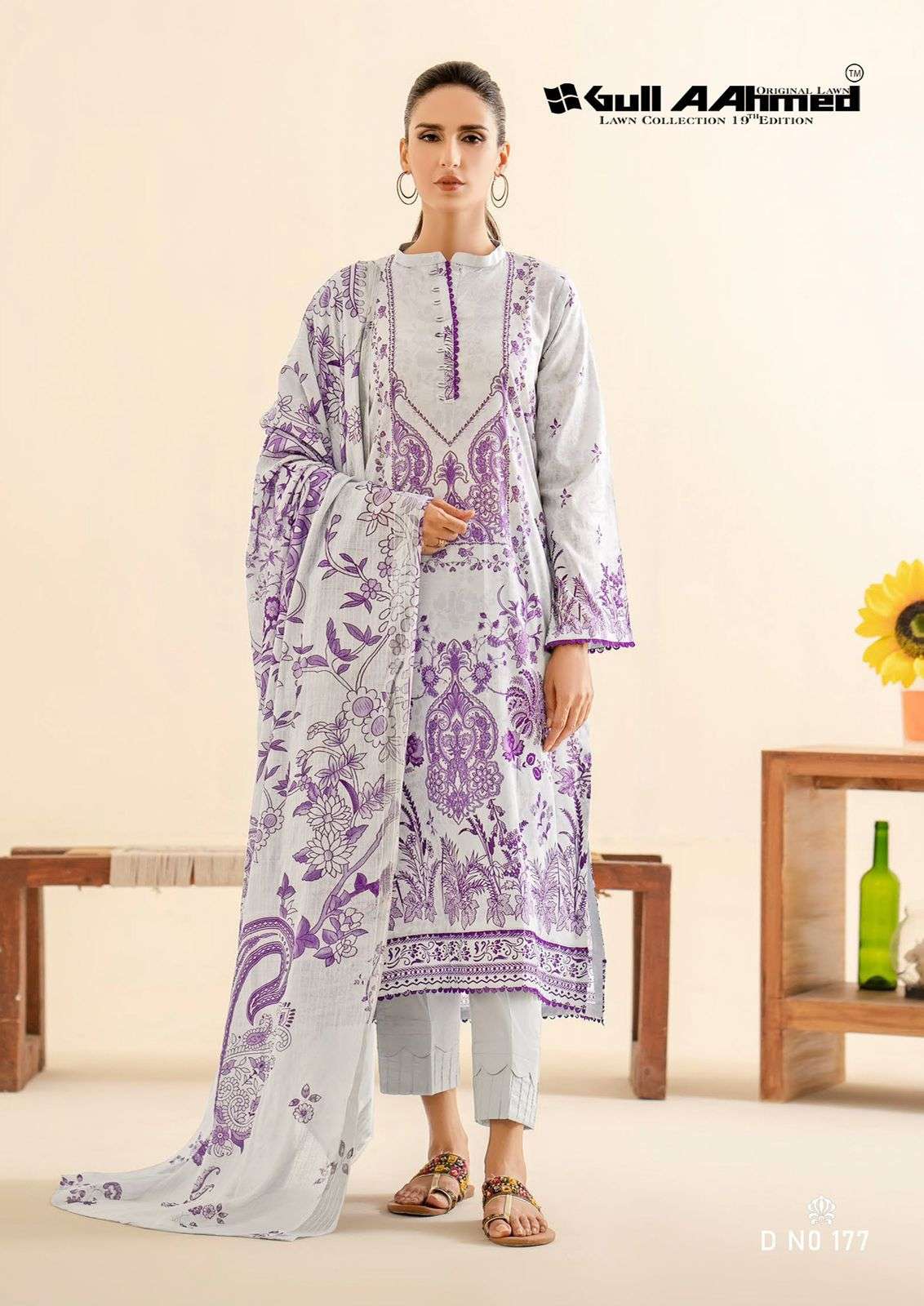 GULL AAHMED LAWN COLLECTION VOL 19