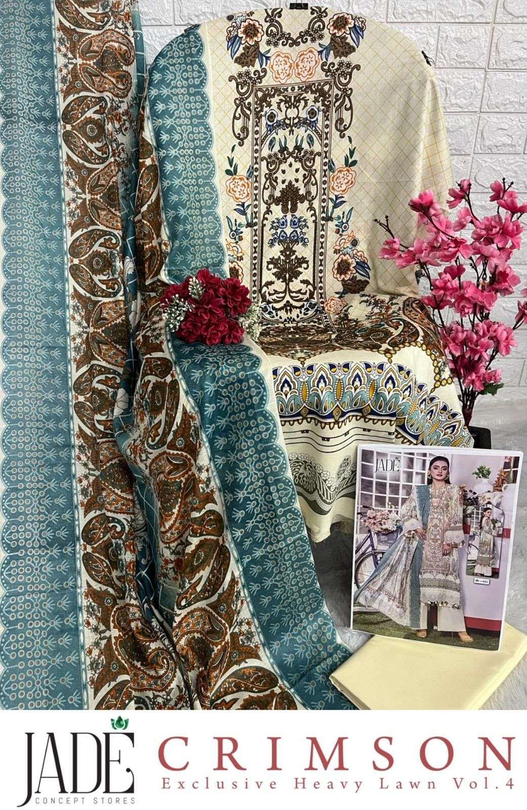 JADE CRIMSON EXCLUSIVE HEAVY LAWN COLLECTION VOL 4 