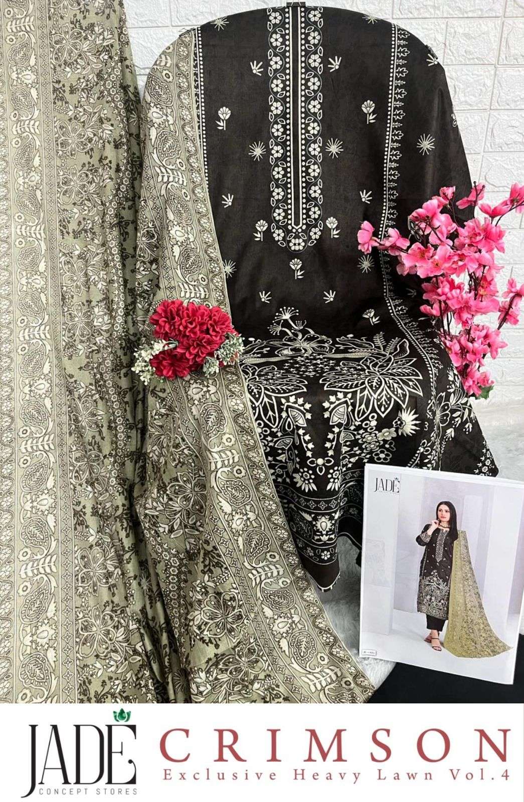 JADE CRIMSON EXCLUSIVE HEAVY LAWN COLLECTION VOL 4 