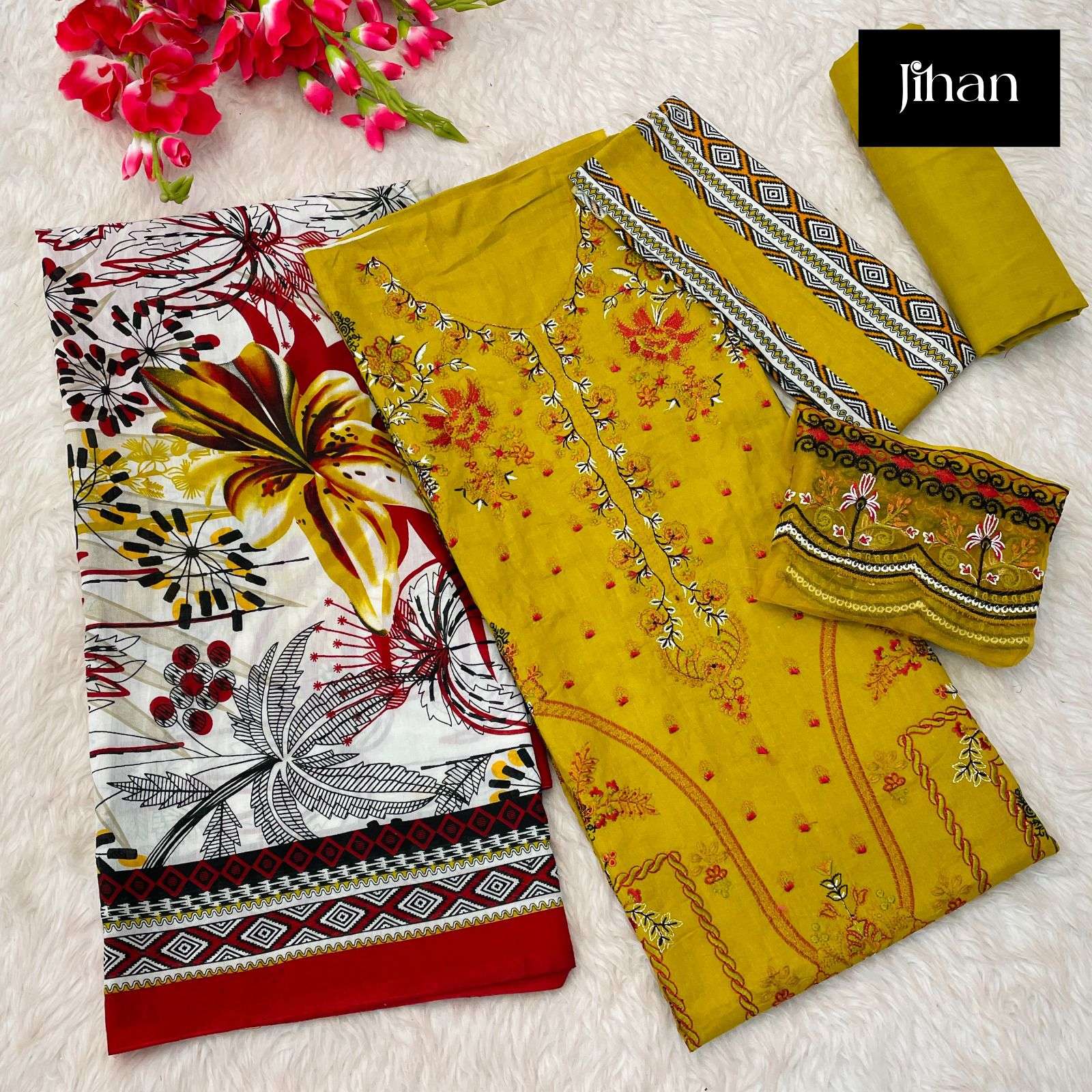 JIHAN CHEVRON LUXURY LAWN COLLECTION VOL 2
